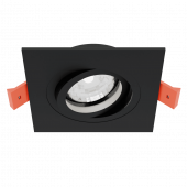 Светильник Luminotti BASE MR16 GU10 квадратный, чёрный вид 1