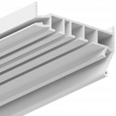 Профиль Парсек ПК12 Карниз трёхрядный модернизированный, белый 3D